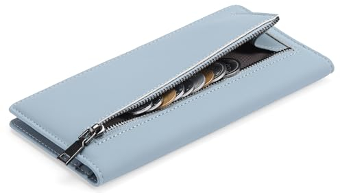 GAEKEAO Portefeuille Femme Petit Format à Pochette Zippée avec Protection RFID