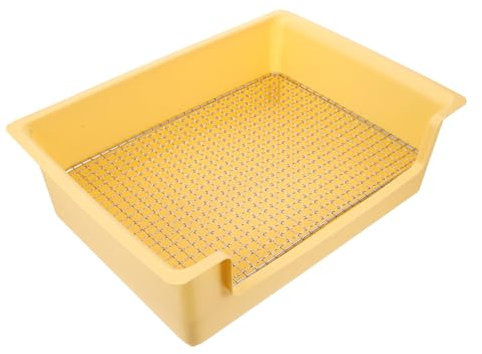 Parliky Bac à Litière pour Lapin Angle pour Petits Animaux Bac Apprentissage pour Hamster Et Furet