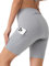 VeloVibe Radlerhose Damen Gepolstert 6D mit Tasche Schnelltrocknende Radhose Damen Kurz atmungsaktiv Fahrrad Hose mit breitem und dichtem Polster, Grau L