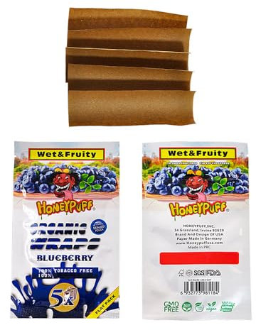 S STUARTS DIRECT LIMITED LONGPAPERS MIT TIPS | 110mm Long Rolling Papers King Size Longpapes mit Paper Filter Tips | Tabak Rolls Set for Cones Smoking Slim Zigaretten Rollbox |(BLAUBEERE)