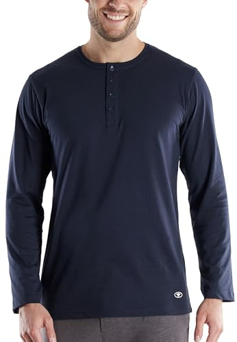 TOM TAILOR Herren T-Shirt blau Uni 1er Pack