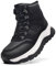Wuyaraymia Stivali Donna Invernali Sneakers Impermeabili Aggiungi Velluto Suola Spessa Nero 40 EU
