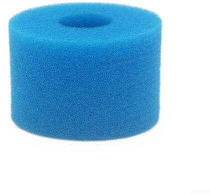 Lot de 6 tubes en coton de filtration circulaire pour piscine - Capturent efficacement la saleté avec filtre de piscine en mousse (6 pièces)