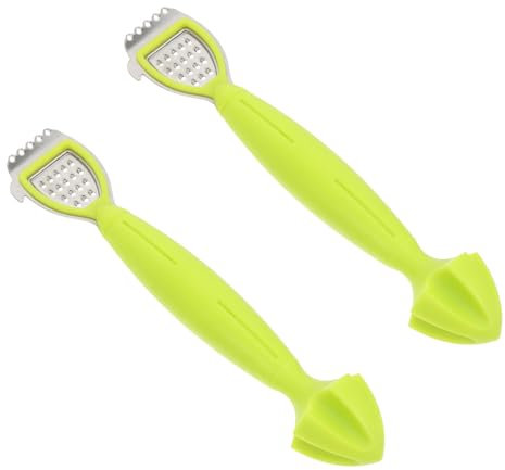 Garneck Herramienta Resistente para Pelar Frutas Multiusos con Diseño de Martillo de Limón Accesorio para Hacer Jugos Accesorio para La Cocina del Hogar Color Verde
