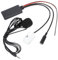 Anlseiod Auxiliaire Adaptateur Bluetooth pour 207 307 407 308 607 807 1007 4007 C2 C3 C4 C5 C6 C8 RD4 Autoradio RD4 Module Adaptateur Bluetooth avec Micro stéréo Adaptateur (12 Broches)
