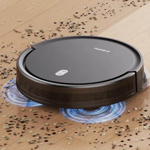 Xiaomi Vacuum Cleaner Robot E5 - Robot Aspirapolvere e Lavelli Potente | Pianificazione Intelligente del Percorso | Compatibile con Alexa e Google Home | Aspirazione 2000PA con 3 Livelli di