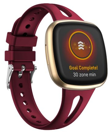 KUTEWEU Armband Kompatibel mit Fitbit Versa 4/Versa 3 Watchband, Silikon Strap Ersatzarmband Sport Armbänder Uhrenarmband für Fitbit Sense 2/ Sense Smartwatch Zubehör