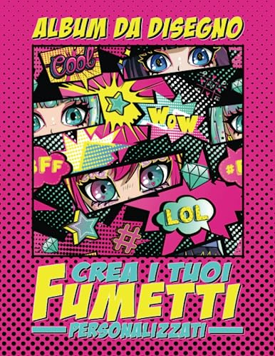 Album da disegno: Crea i tuoi fumetti personalizzati