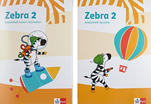 Zebra 2: Paket: Arbeitsheft Sprache, Arbeitsheft Lesen/Schreiben Klasse 2 (Zebra. Ausgabe ab 2018)