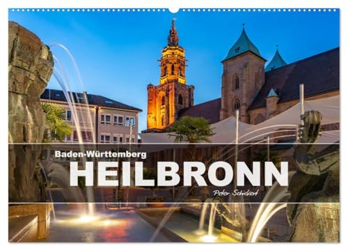Baden-Württemberg - Heilbronn (Wandkalender 2026 DIN A2 quer), CALVENDO Monatskalender: 12 Monate mit der sehenswerten Stadt Heilbronn am Neckar. (CALVENDO Orte)