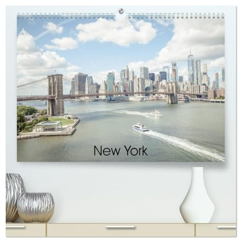New York (hochwertiger Premium Wandkalender 2026 DIN A2 quer), Kunstdruck in Hochglanz: Fotoreise New York City zum Nachmachen (CALVENDO Orte)