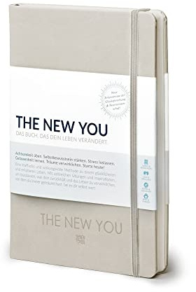 THE NEW YOU (grau) - Das Buch, das dein Leben verändert.: Life-Coach & Jahresplaner für mehr Selbstliebe, Achtsamkeit, Motivation & Erfolg | Journal & Planer für 1 Jahr (undatiert)