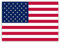 HouseholdBasics 10 x Aufkleber USA-Flagge/Amerika-Fahne, 7,4 x 5,2 cm für innen und außen