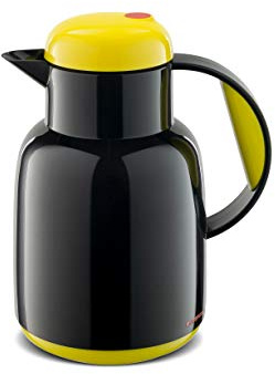 ROTPUNKT Isolierkanne 970 JENNE 1,0 l I Premium Thermokanne I Thermoflasche I hochwertig I Glaseinsatz I hält bis zu 24 std heiß