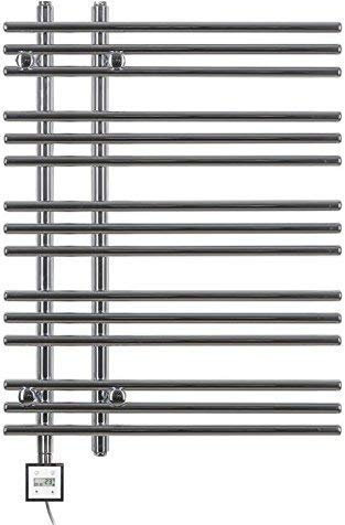 Scaldasalviette elettrico design Barsa 800H x 500B in cromo