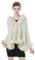 BEAUTELICATE Kunstpelz Schal Stola Bolero Damen Für Frauen Hochzeit Abend Braut Brautschal Brautstola Beige