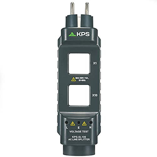 KPS-SL100 Separatore di linea elettrica per pinza amperometrica Max 250V / 15A, 50-60Hz