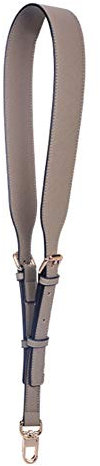 MoreChioce Damen Taschengurt Breite,106cm-125cm Verstellbar Leder Schultergurt Umhängegurt Trageriemen für Tasche Tragetaschen,Dunkel Khaki + Gold