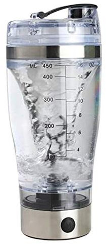 LQNB 450 ML éLectrique ProtéIne Shaker USB Shaker Bouteilles de Lait MéLangeur de Café Bouteille d'eau Mouvement Vortex Tornade Malaxeur