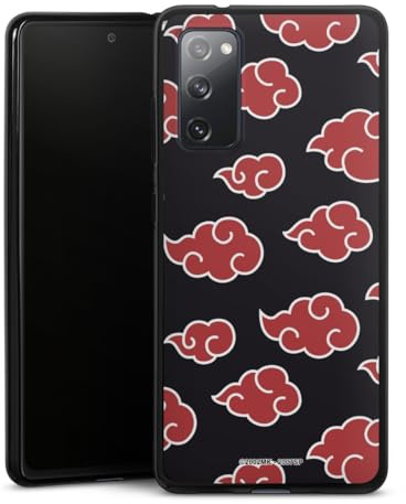 DeinDesign Silikon Hülle kompatibel mit Samsung Galaxy S20 FE Case schwarz Handyhülle Offizielles Lizenzprodukt Naruto Shippuden Akatsuki