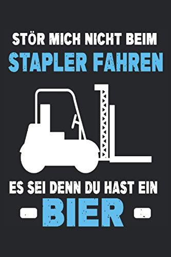 Gabelstapler Fahrer Staplerfahrer Transport Hubwagen Notizbuch