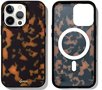 Sonix Brown Tort Case for iPhone 12ProMax Featuring Built in Self-Aligning Compatibility with MagSafe Charging [10ft Drop Tested] Protective Tortoiseshell Leopard Case for Apple iPhone 12 Pro Max