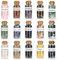 Juego de 15 botellas de piedras preciosas de cristal, kit de colección de piedras curativas de cuarzo natural, botella de deseos de grava, reiki, curación, meditación, decoraciones de bricolaje