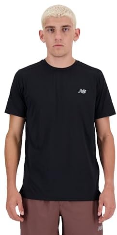 New Balance Herren Sport Essentials T-Shirt, Schwarz, L