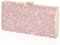 Covelin Damen Handtasche Umschlag Strass Abend Clutch Bag Hot, Pink