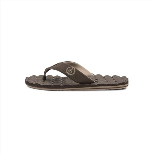 Volcom Flip-Flop für Herren, Braun, 43 EU