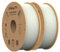 Creality offizielles 3D Drucker Filament, Hyper PLA High Speed Filament, 1.75mm 3D Druck Filament für Hochgeschwindigkeitsdruck, Maßgenauigkeit +/-0.02mm, 2kg(1kg/Spule*2) - Weiß + Weiß