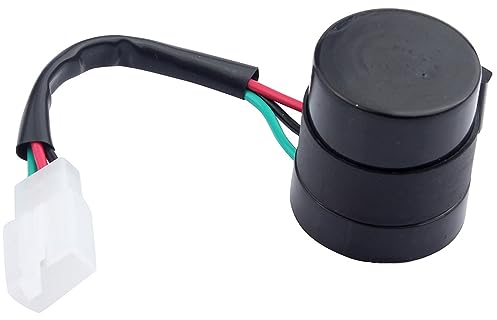 Saiyana DC12V GY6 Motorrad 50-250cc eingebauter Piepser Blinker Blinker 3 Pins Motor Buzzer Blinker Blinker 3 Pin Lichter Laute LED Motorrad Pigtail LED Turn Kit