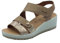 ENVAL SOFT 5781022 Capra Corda Sandali Confort per Donna in Pelle con Zeppa Alta (Taglia 38)