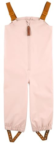 Sterntaler Matschhose ungefüttert Uni - Kinder Matschhose wasserdicht - Mädchen Matsch- und Buddelhose mit verschweißten Nähten und elastischen Hosenträgern - Regenbekleidung - zartrosa, Größe 92