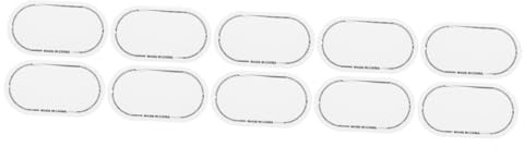 BESTonZON 10 Stk Bassdrum-Aufkleber Kick-Drum-Pedal-Patch Drum-Patch für Drum Bassdrum-Patch Trommelkopfteile Kick-Drumhead-Schutz Trommelfellschutz Kick-Drumhead-Patch das Haustier Weiß