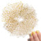 Jeffdad 30 Blatt Nagelsticker, Gold Nagelaufkleber Selbstklebend Nägel Aufkleber, Mond Blume Linie Schleife Herz Stern Dekoration Nageldesign Zubehör für Frauen Mädchen
