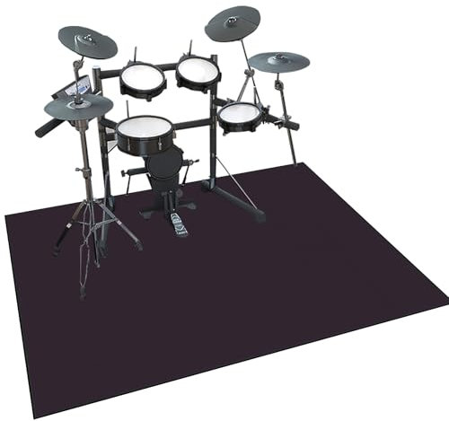 Schlagzeug rutschfeste Trommel Teppiche Schallschutzmatte Schlagzeug Teppich Drum Teppich Drum Rug Schallschutz Teppich Für Bass Drum Snare Elektronische rutschfeste Trommel Teppiche 120 x 90 cm