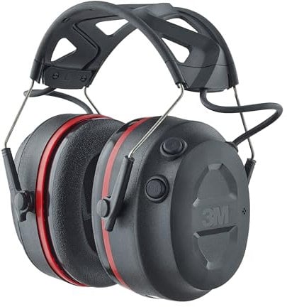 3M Pro-Protect Cuffie Antirumore 90545E, Bluetooth, Valore SNR 30 dB, Nero