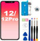 EFAITHLIFE for iPhone 12/12 Pro LCD Screen Replacement 6.1 inch Display digitizer Assembly Touch Screen,with Frame Assembly Repair Tool