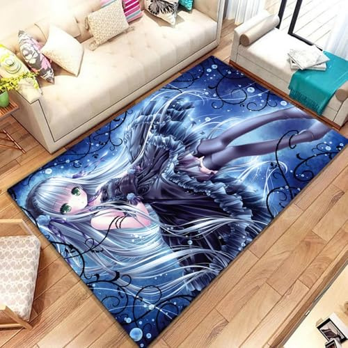 KIDSLOVE Anime Mädchen Kinderteppich Cartoon Teppich für Kinderzimmer 80x120cm