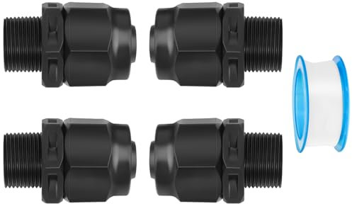 MEKILYN 4 Pcs Pool Spa Booster Pump Soft Tube Connectors Kit,Compatible with Polaris/Pentair/Hayward 3/4 hp Pump