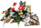 MAGICLULU 1stk Weihnachtskranz Anhänger Dekorative Weihnachtsgirlande Engel Christbaumspitze Bänder Weihnachten Weihnachtsbögen Dekorationen Plüsch Kiefer Ornament Gold Baumwolle Colorful