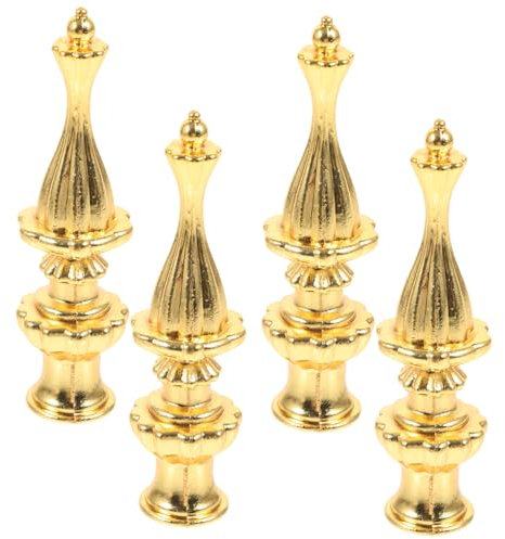 Housoutil 4 Stück Lampenkopf Dekoration Lampenkabel Lampenendstück Lampenteile Fassungsclip Lampenschirme Glühbirnenfassung Lampenschirm Kronleuchter Lampenschirme Lampenfassung