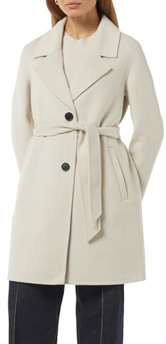 Comma Weicher Blazer-Mantel im Relaxed Fit mit Gürtel und Logo-Detail