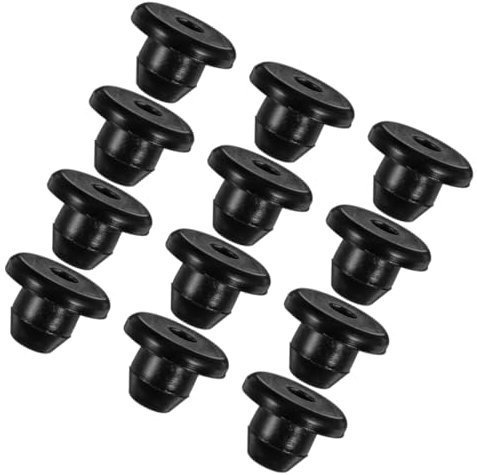 UPKOCH 12pcs Rubber Oil Plugs Floor Jack Fill Plug Jack Oil Seal for Car Repair and Construction Sites Rubber Hydraulic