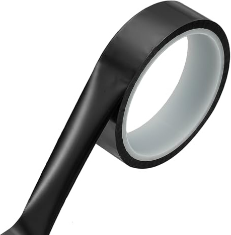 PATIKIL Nastro Opacizzante 1 x108ft Nero Adesivi Antiluce Strisce Nero