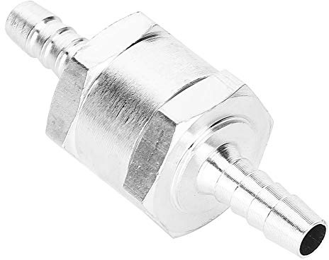 Zerodis 6-mm-Rückschlagventil, Aluminiumlegierung, Kraftstoffeffizienz, Einfache Installation für Niederdruck-Kraftstoffsysteme, Kfz-Ersatz