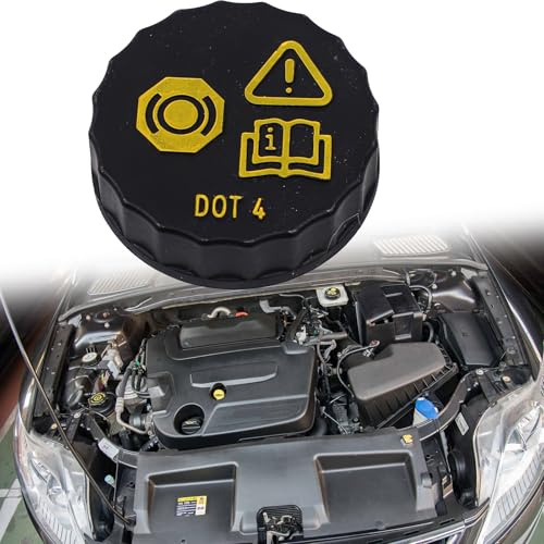 SageFurned Tankdeckel für Ford Focus MK2, MK3, MK4, Tankdeckel, direkte Passform für verschiedene Ford-Modelle 2005 2014 (Auto-Bremsflüssigkeitsbehälterkappe für Ford Focus MK2