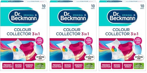 Dr. Beckmann Colour Collector 3in1, Prevents colour runs,10 sheets (Pack of 3)