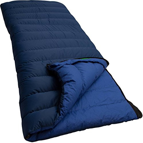 LOWLAND OUTDOOR Companion NC 1 Daunenschlafsack, Blau, 200 x 80 cm